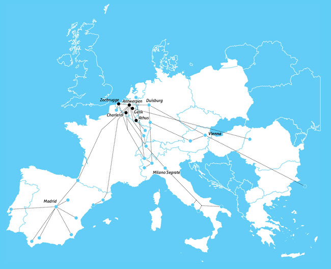 In terms of freight, it makes it possible to maintain
access to ports and industrial centres.